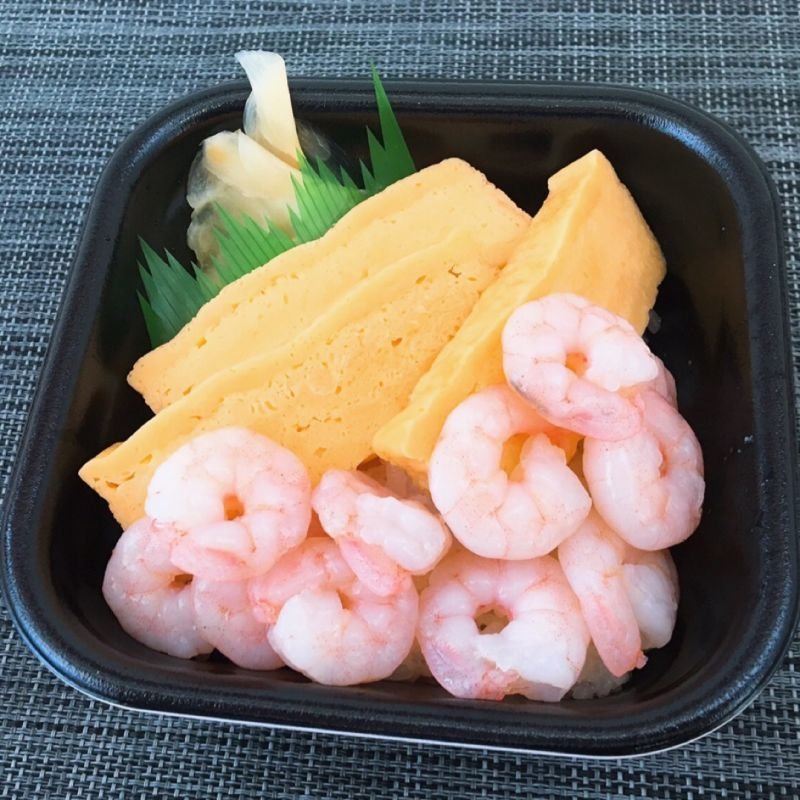 エビ玉丼 下関魚介海鮮寿司丼 丼丸 豊漁丸