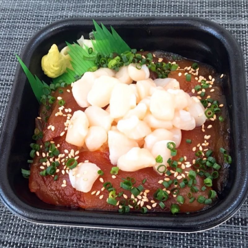 まぐろヅケ小柱丼 下関で人気のオススメ海鮮寿司丼 丼丸 豊漁丸